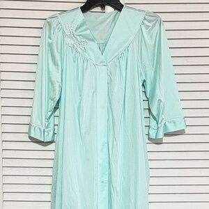 Shadowline VINTAGE Robe - Green - Size small